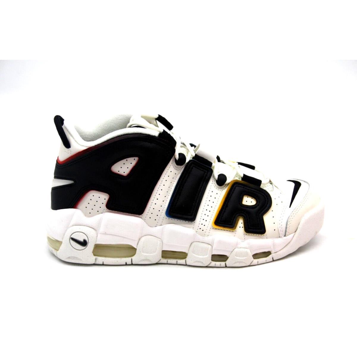 Nike Mens Air More Uptempo 96 Basketball Shoes DM1297-100 Sail Black/team Orange - SAIL BLACK/SAIL TEAM ORANGE