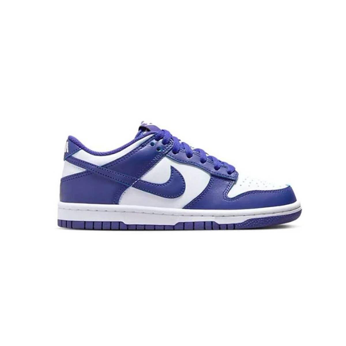 Nike Dunk Low Concord GS FB9109-106 White/concord SZ 3Y-7Y - White/Concord