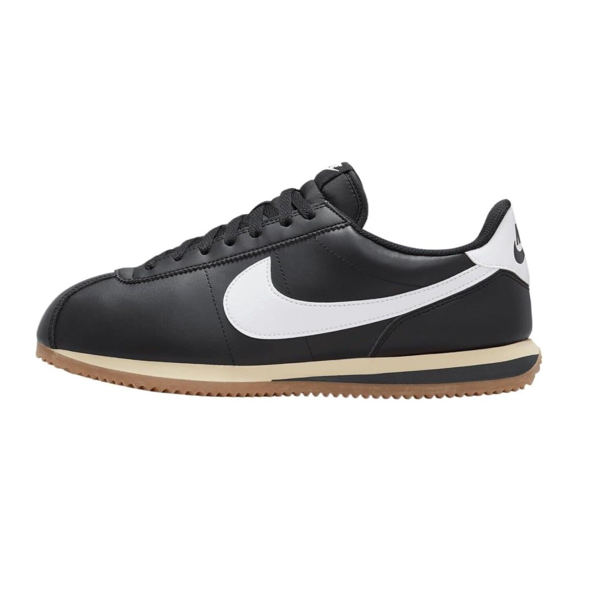 Men`s Nike Cortez Black/white-gum Med Brown DM4044 002 - Black/White-Gum Med Brown