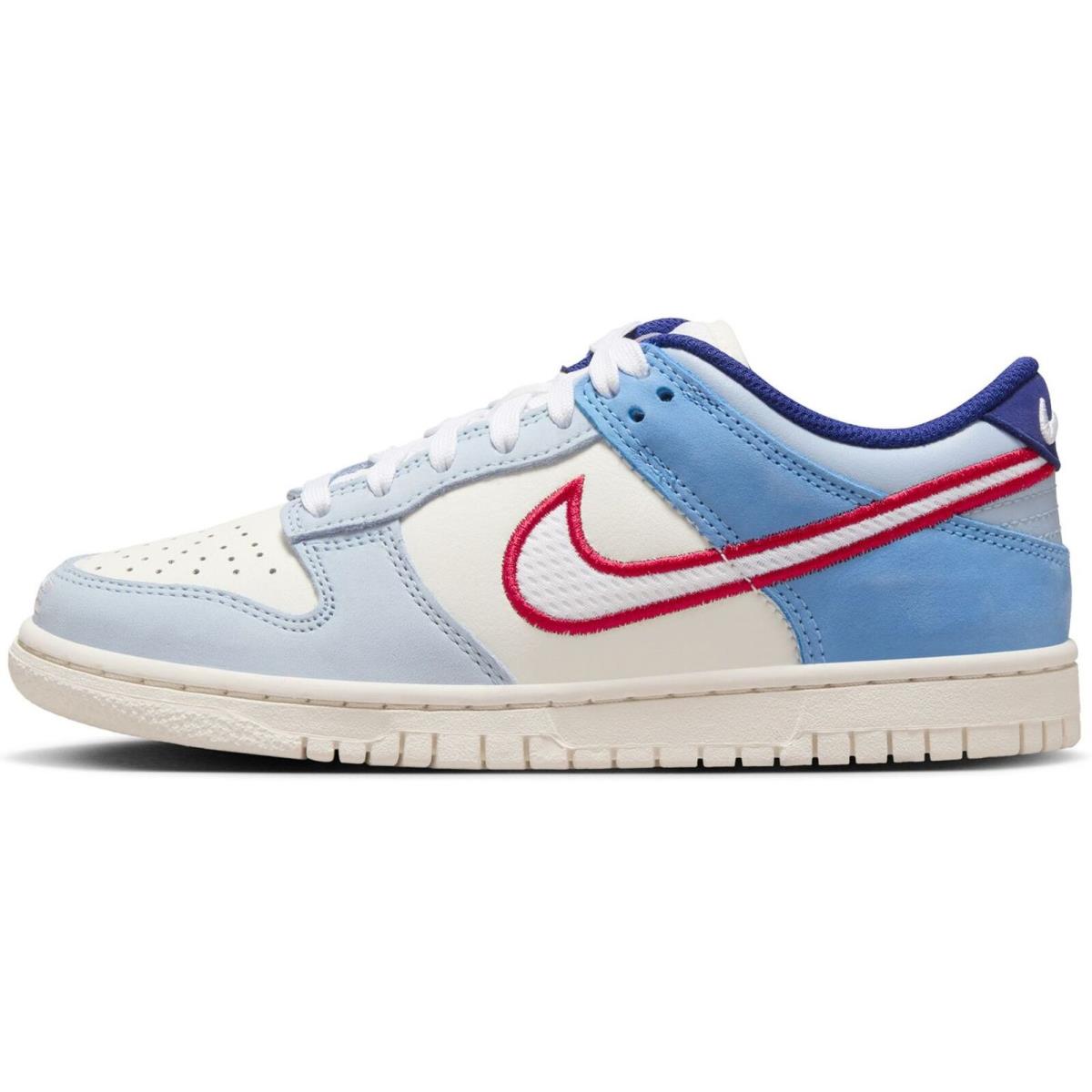 Big Kid`s Nike Dunk Low Sail/white-sail-lt Armory Blue HF5742 111 - Sail/White-Sail-LT Armory Blue