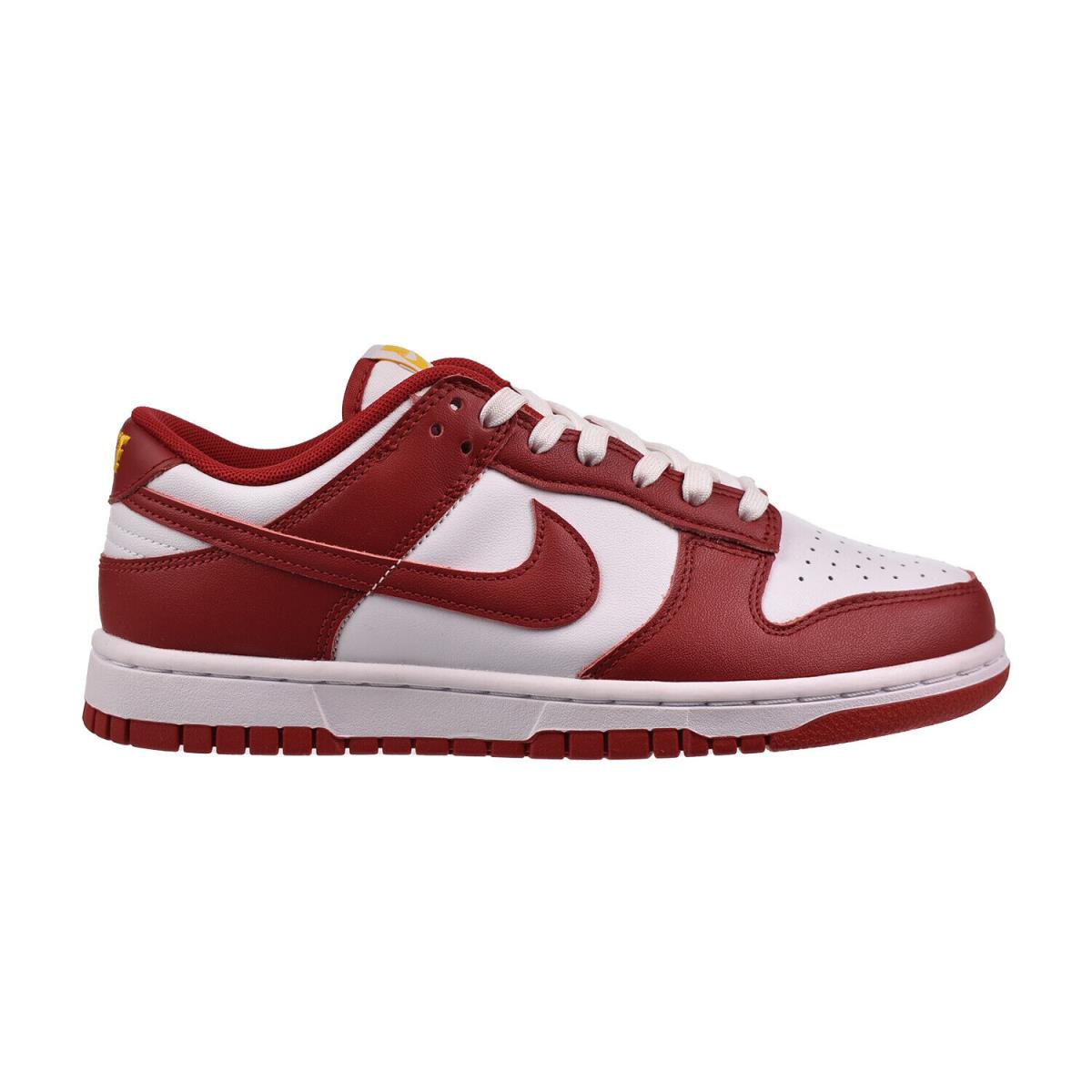 Nike Dunk Low Usc Men`s Shoes Gym Red-white DD1391-602 - Gym Red-White