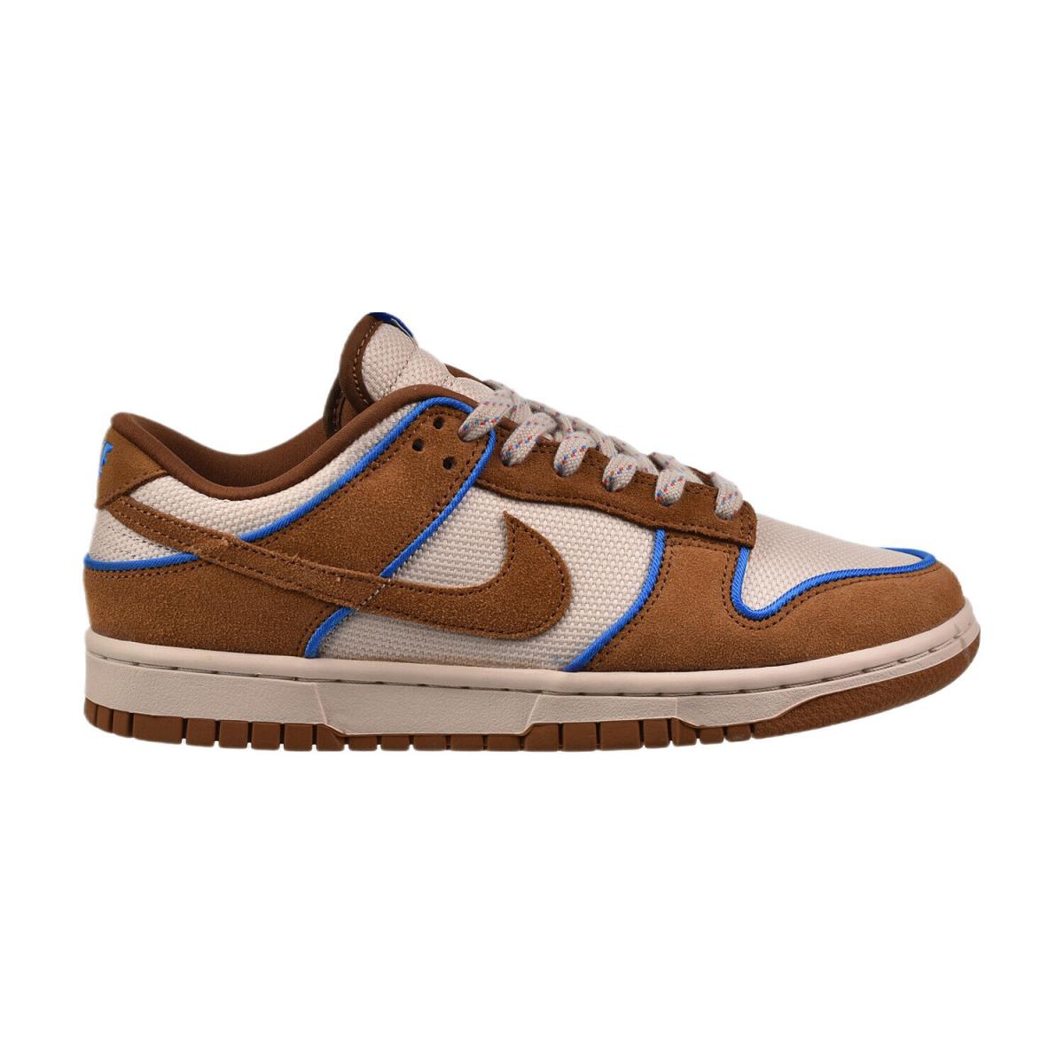 Nike Dunk Low Retro Premium Men`s Shoes Light Orewood Brown-photo Blue - Light Orewood Brown-Photo Blue