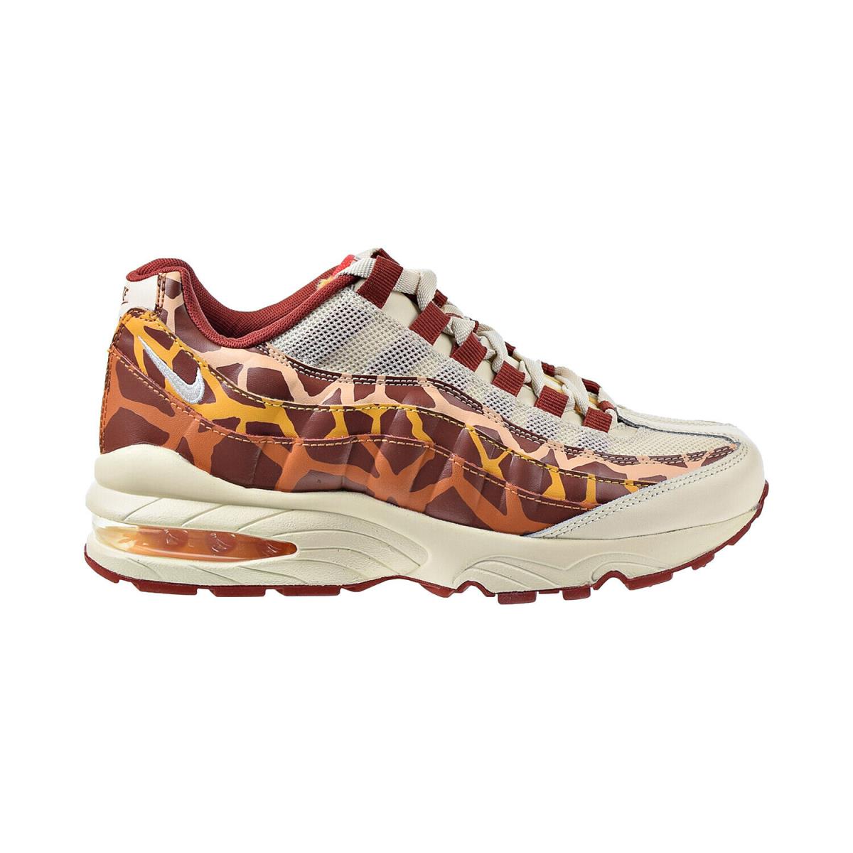 Nike Air Max 95 Big Kid`s Casual Shoes Light Cream-pollen Rise-russet CU4640-200 - Light Cream-Pollen Rise-Russet