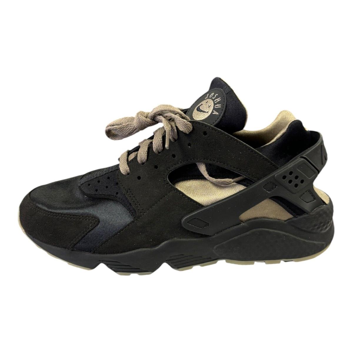 Nike By You Air Huarache Black Brown Athletic Trainers Size 10 - FD9781-900 - Black