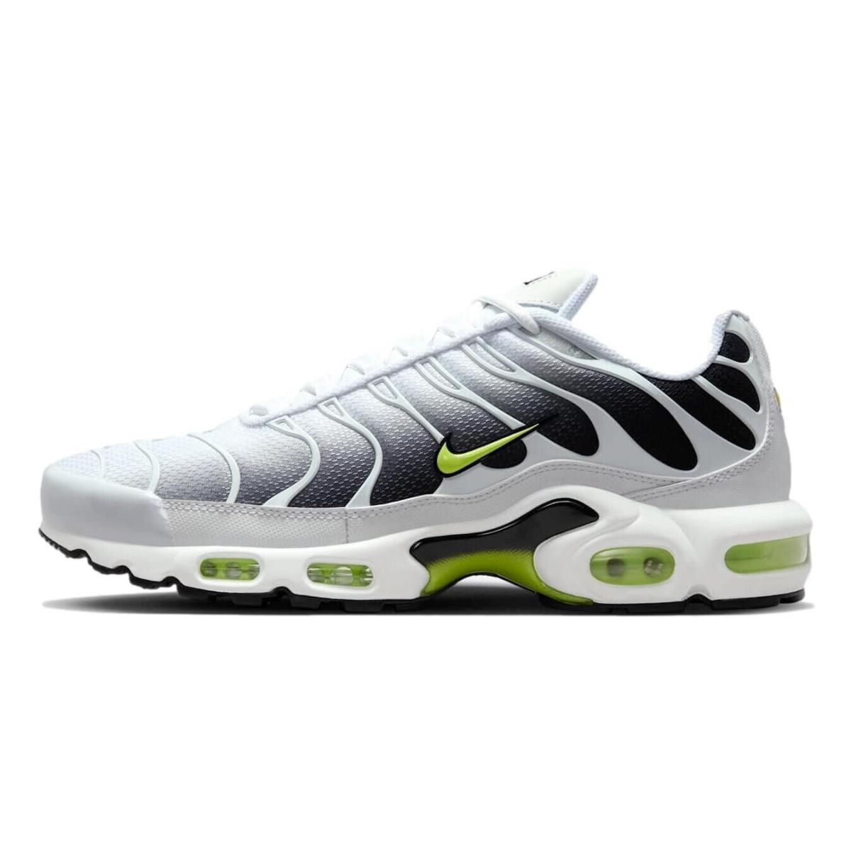 Size 12 - Nike Air Max Plus `white Volt Black` DM0032-103 - Black