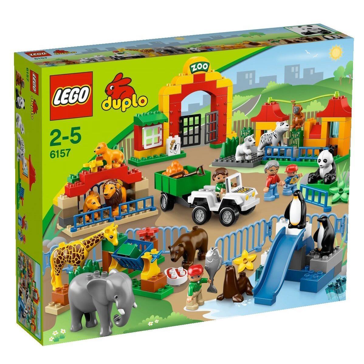 Lego Duplo 6157 Big Zoo Hard To Find Retired Building Set