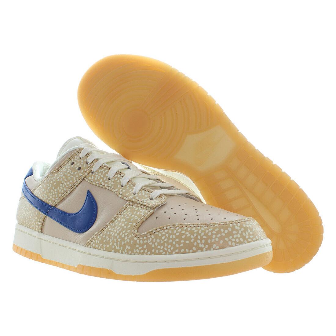 Nike Dunk Low Retro Premium Mens Shoes Size 15 Color: Sesame/blue - Brown, Main: Beige