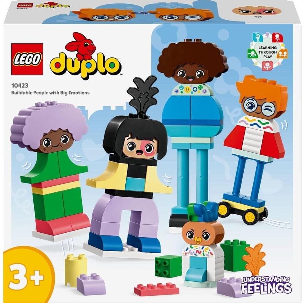 Lego Duplo Buildable People with Big Emotions 10423 Toy Building Kit 71 Pcs