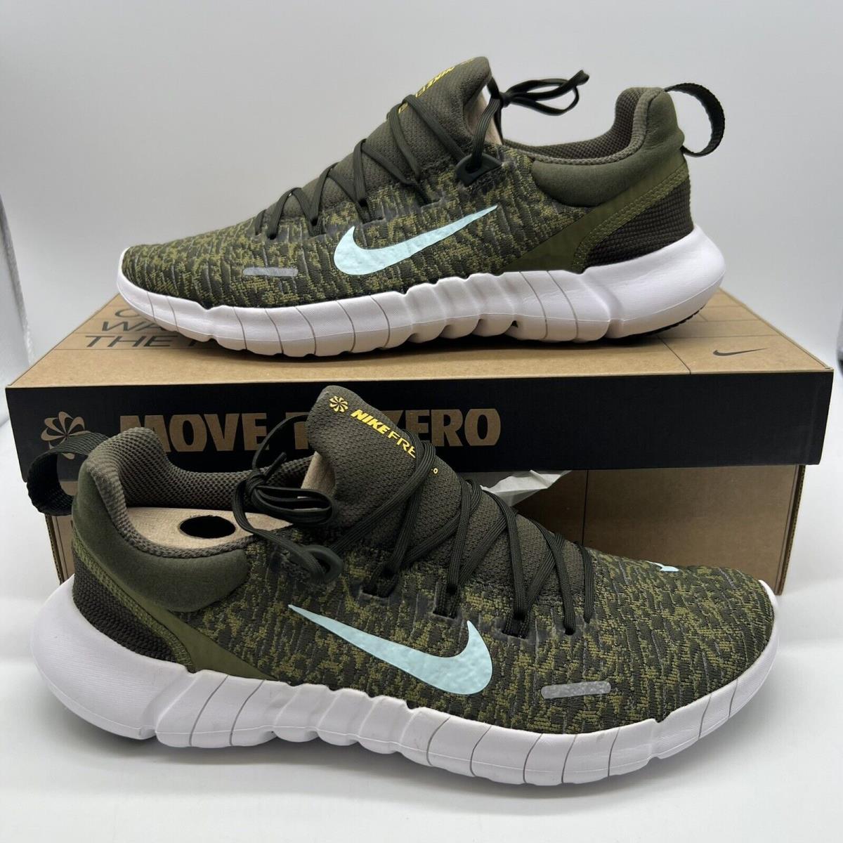 Nike Free RN 5.0 Next Nature Cargo Khaki Mens Size 8 CZ1884-300 - Green