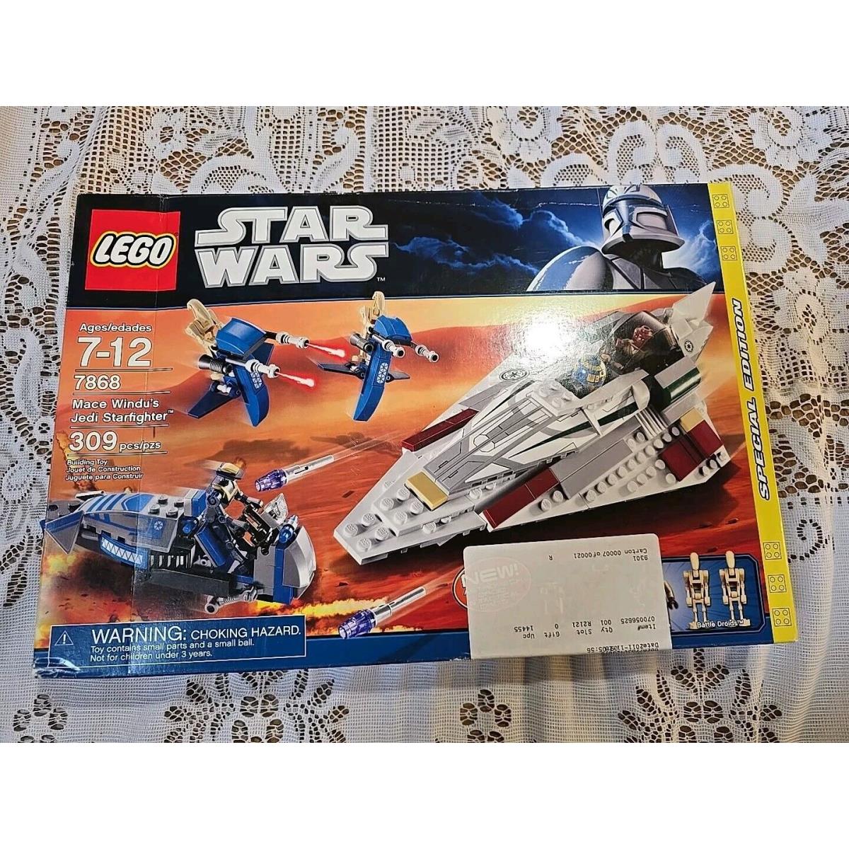 Lego Star Wars Set 7868 Mace Windu`s Jedi Starfighter Special Edition