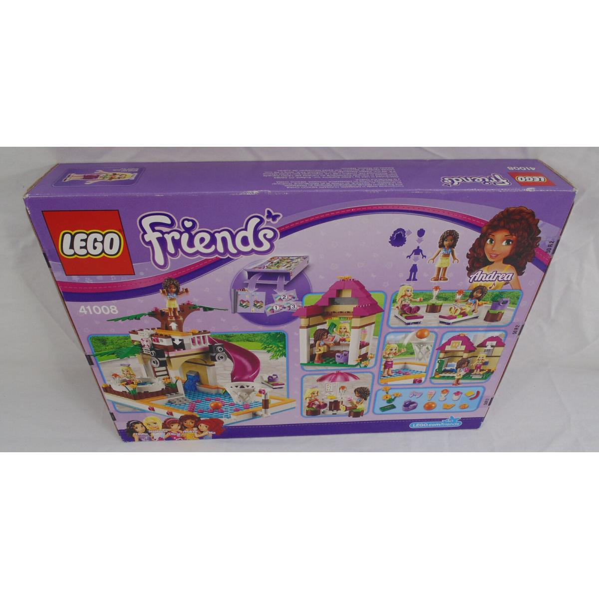 Lego Freinds Set 41008 Retired Heartlake City Pool Andrea