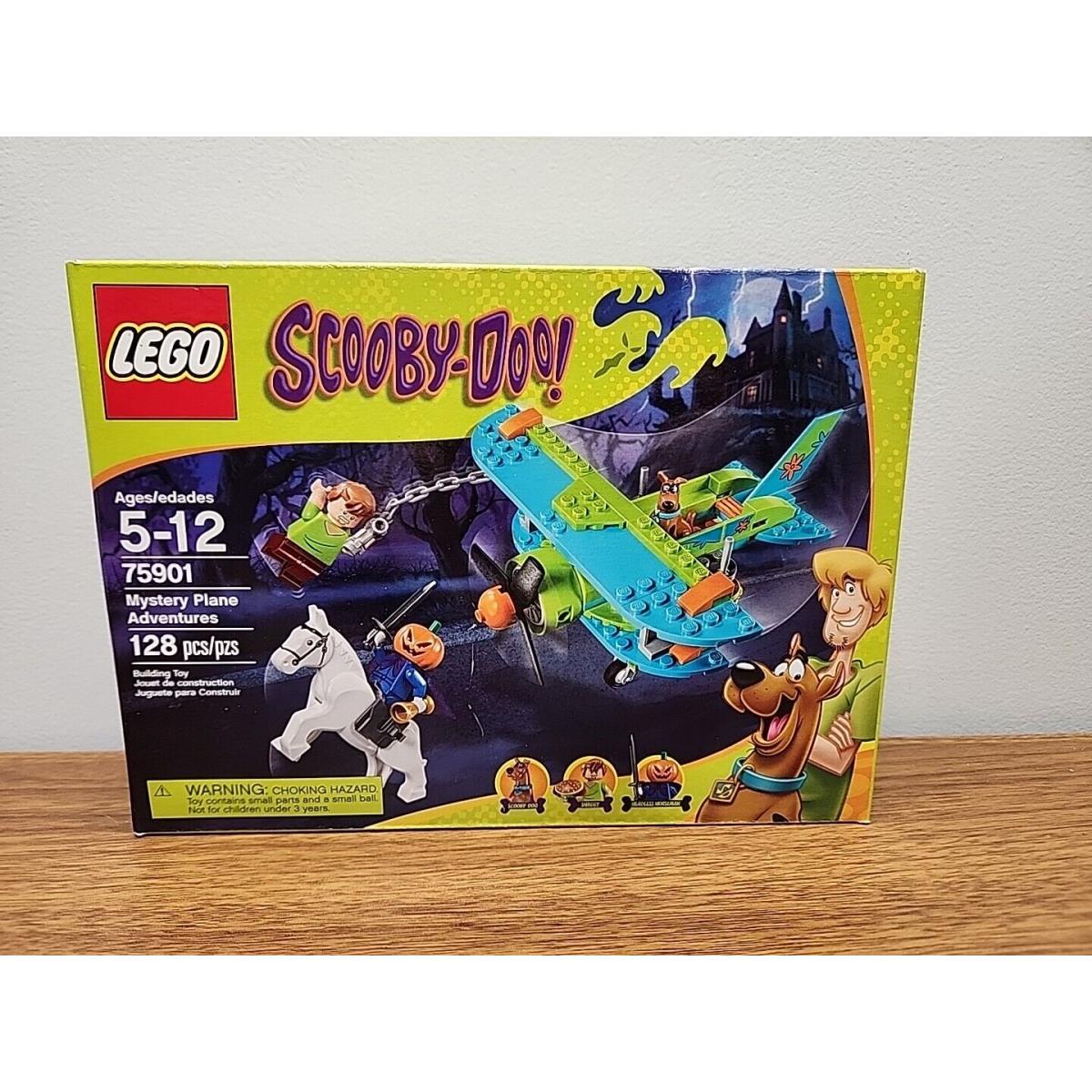 Lego Scooby-doo Mystery Plane Adventures 75901 Excellent Box