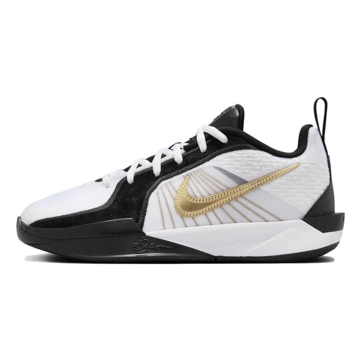 Size 6Y - Nike Sabrina KC GS `gold Quest` Youth Basketball Shoes FQ7377-001 - Black/White/Gold