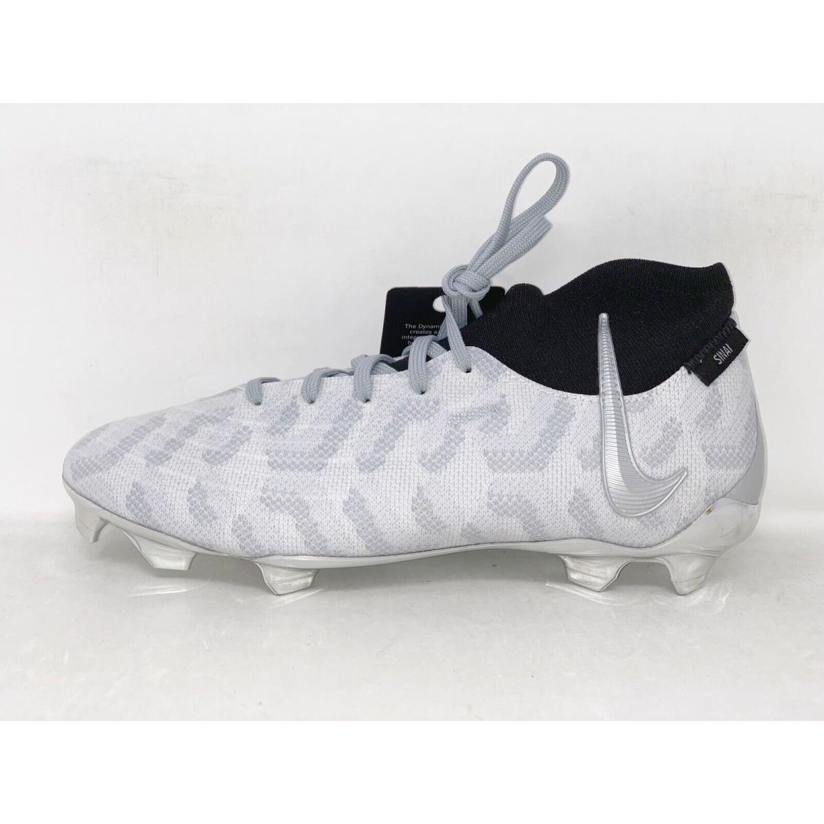 Nike Phantom Luna FG Chrome Gray White Soccer Cleats Size 4.5 FJ4831-900