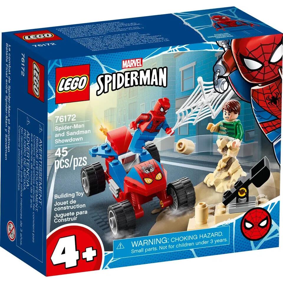 Lego Spider-man and Sandman Showdown 76172 Super Heroes Minifigure Building Set