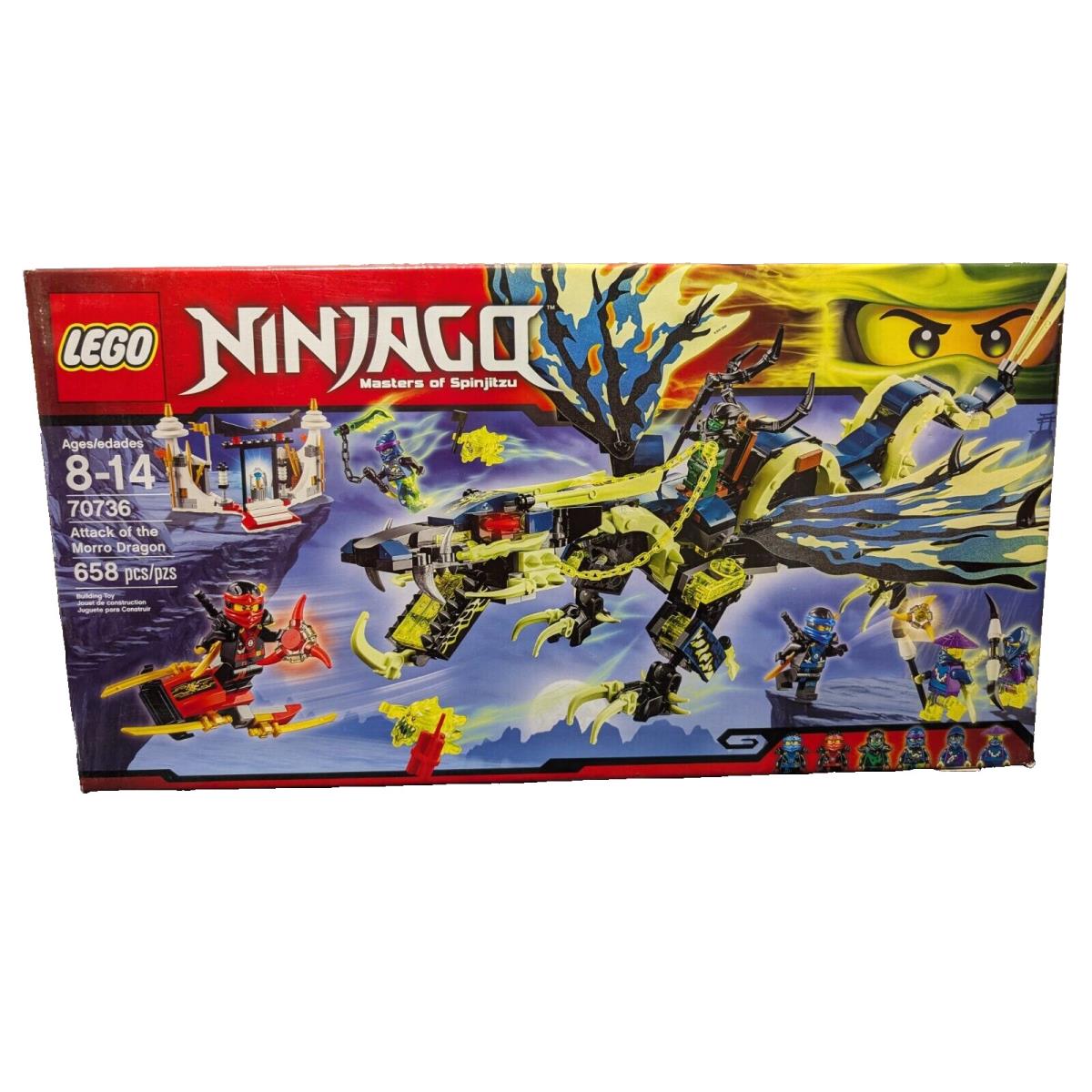 Lego Ninjago Attack of The Morro Dragon 70736 - Rare Retired