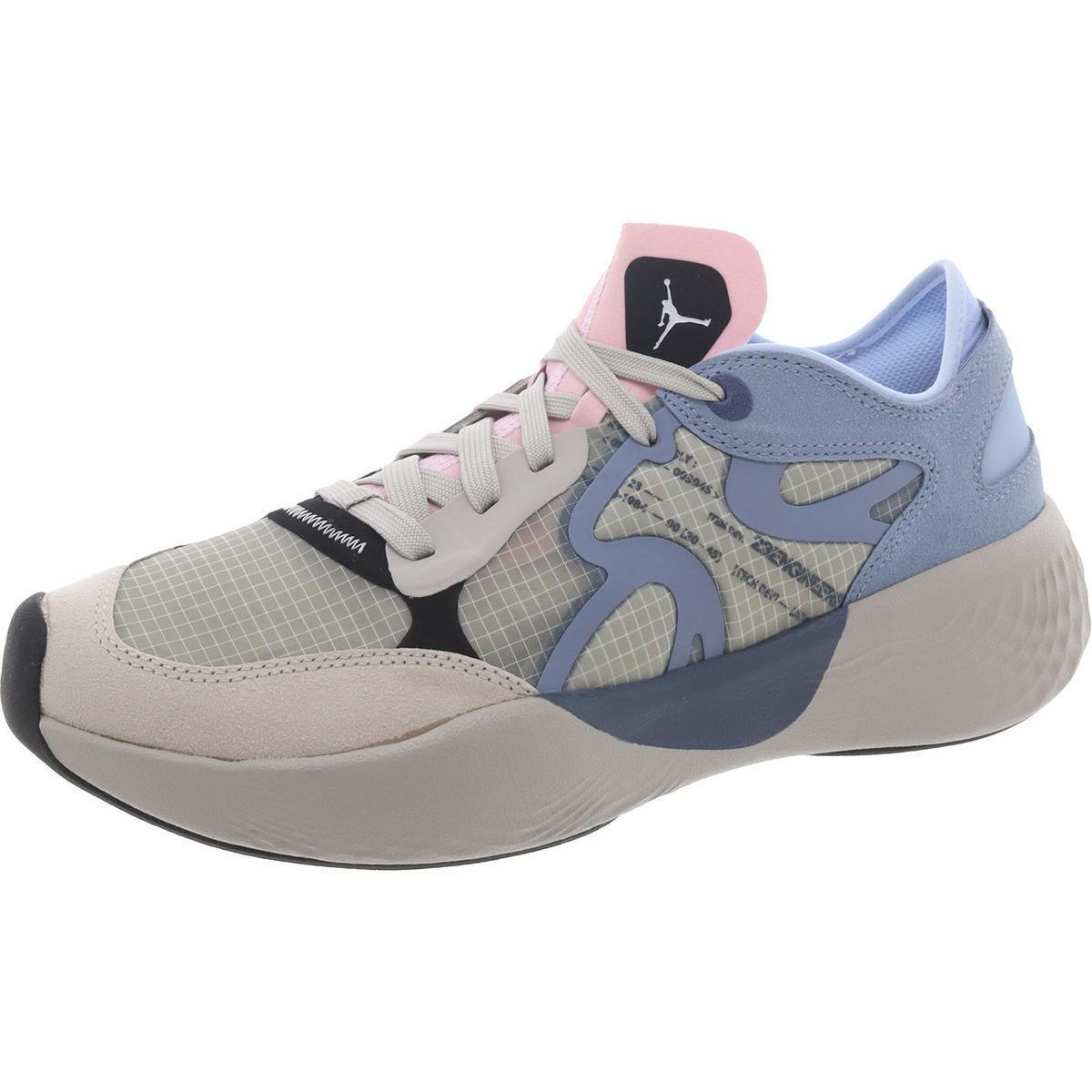 Nike Womens Delta 3 Low Taupe Running Training Shoes 8 Medium B M Bhfo 8035 - Grey/White/Blue