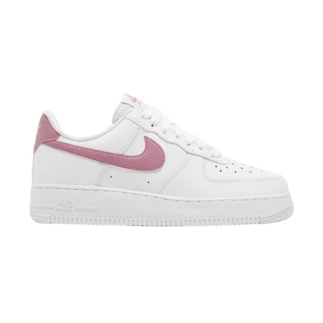 Nike Air Force 1 07 Essential Trnd White Desert Berry DQ7569-101 Women`s Size 10 - White