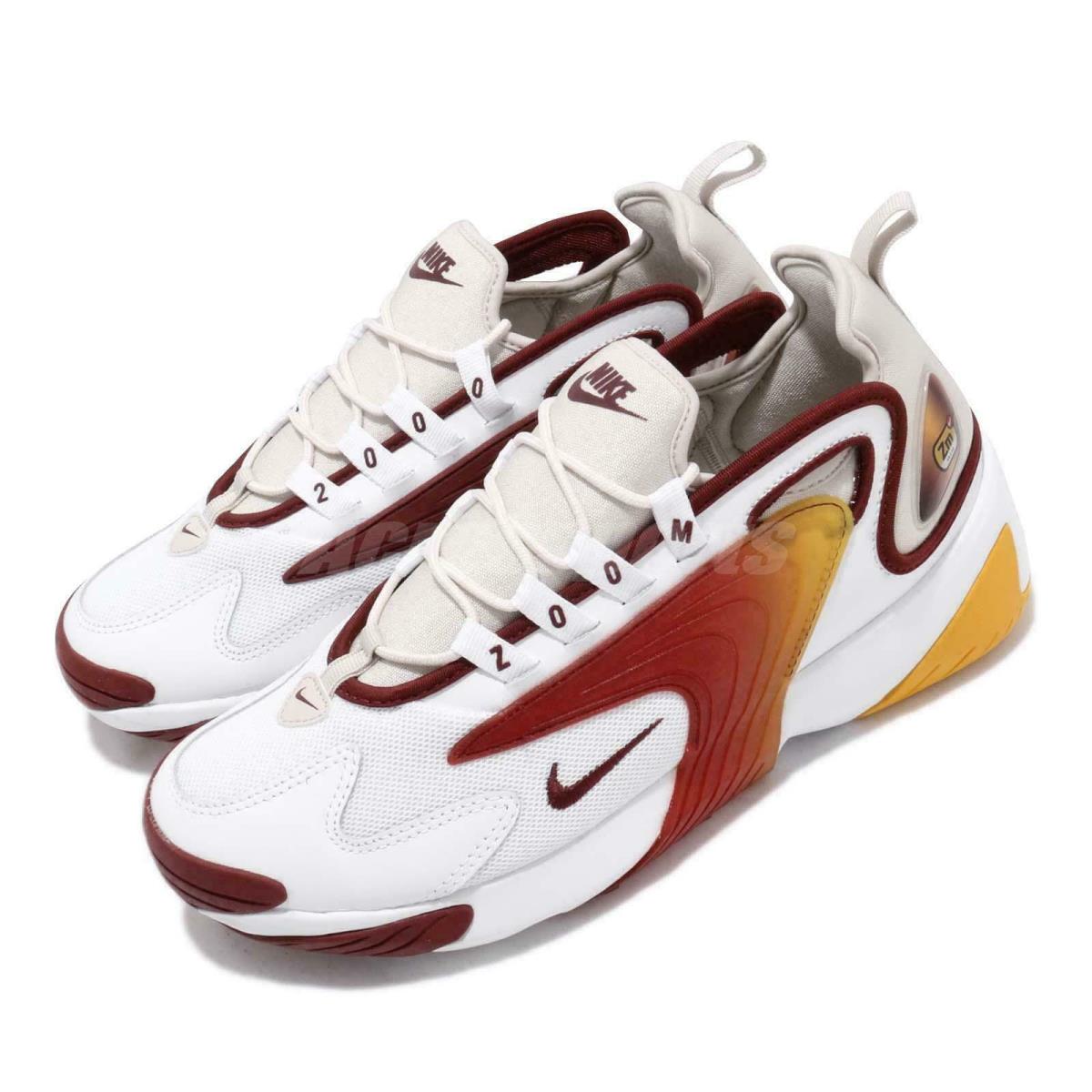 Nike Air Zoom 2K Sneaker Running Trainers Men Shoes White/team Red Size 10.5
