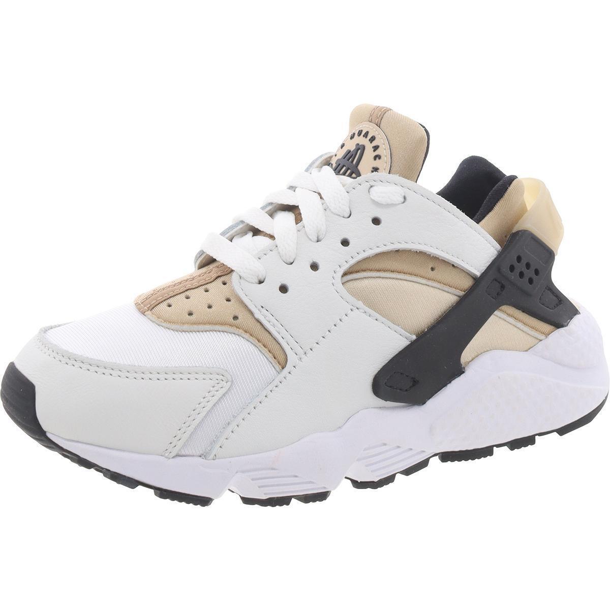 Nike Womens Nike Air Huarache Gum Running Training Shoes 5.5 Medium B M 2558 - White/Black/Hemp Sand Drift