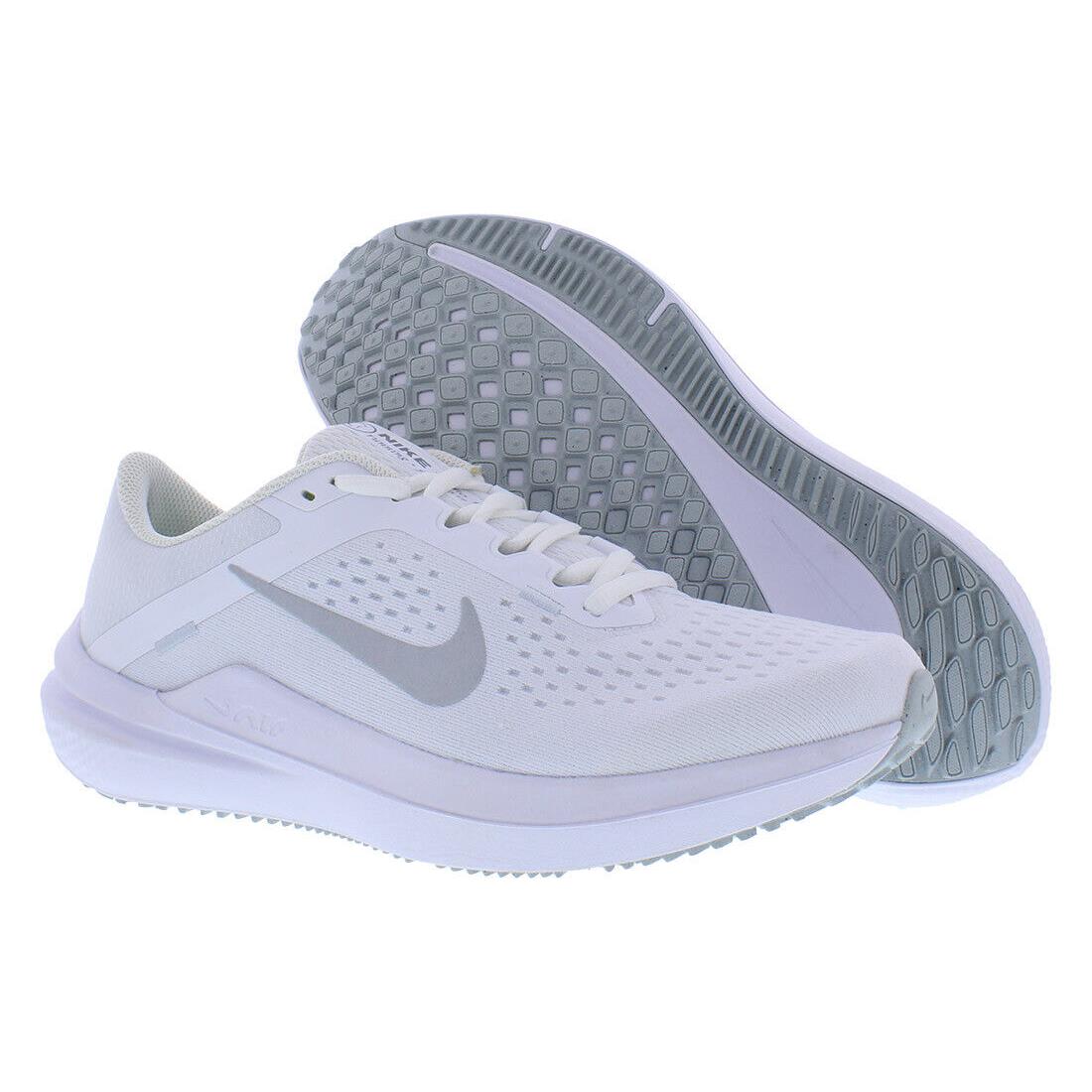 Nike Air Winflo 10 Womens Shoes Size 10 Color: White Metallic Silver Pure - White Metallic Silver Pure Platinum