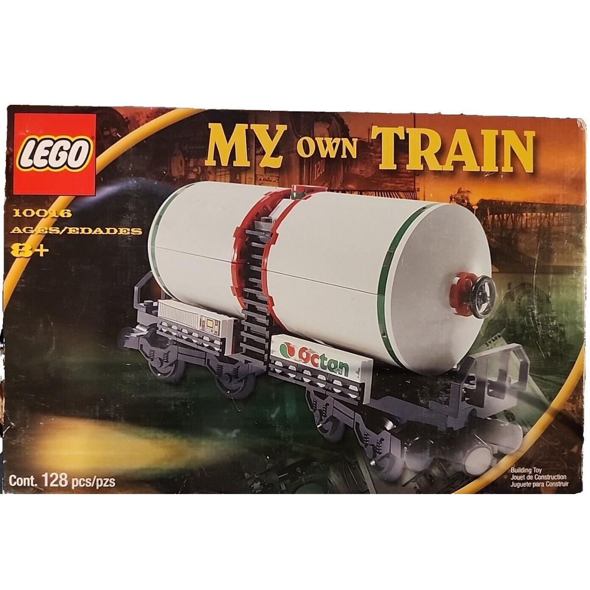 Lego 10016 My Own Train Tanker Car 128 Piece Building Block Set