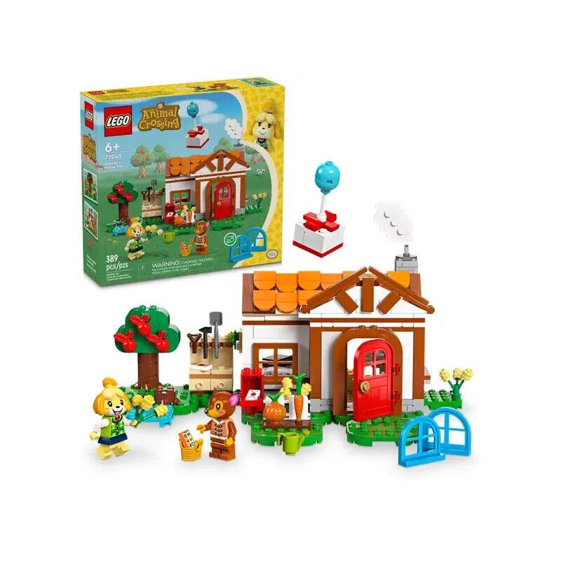 Lego Isabelle`s House Visit 77049 Animal Crossing Minifigure Building Set