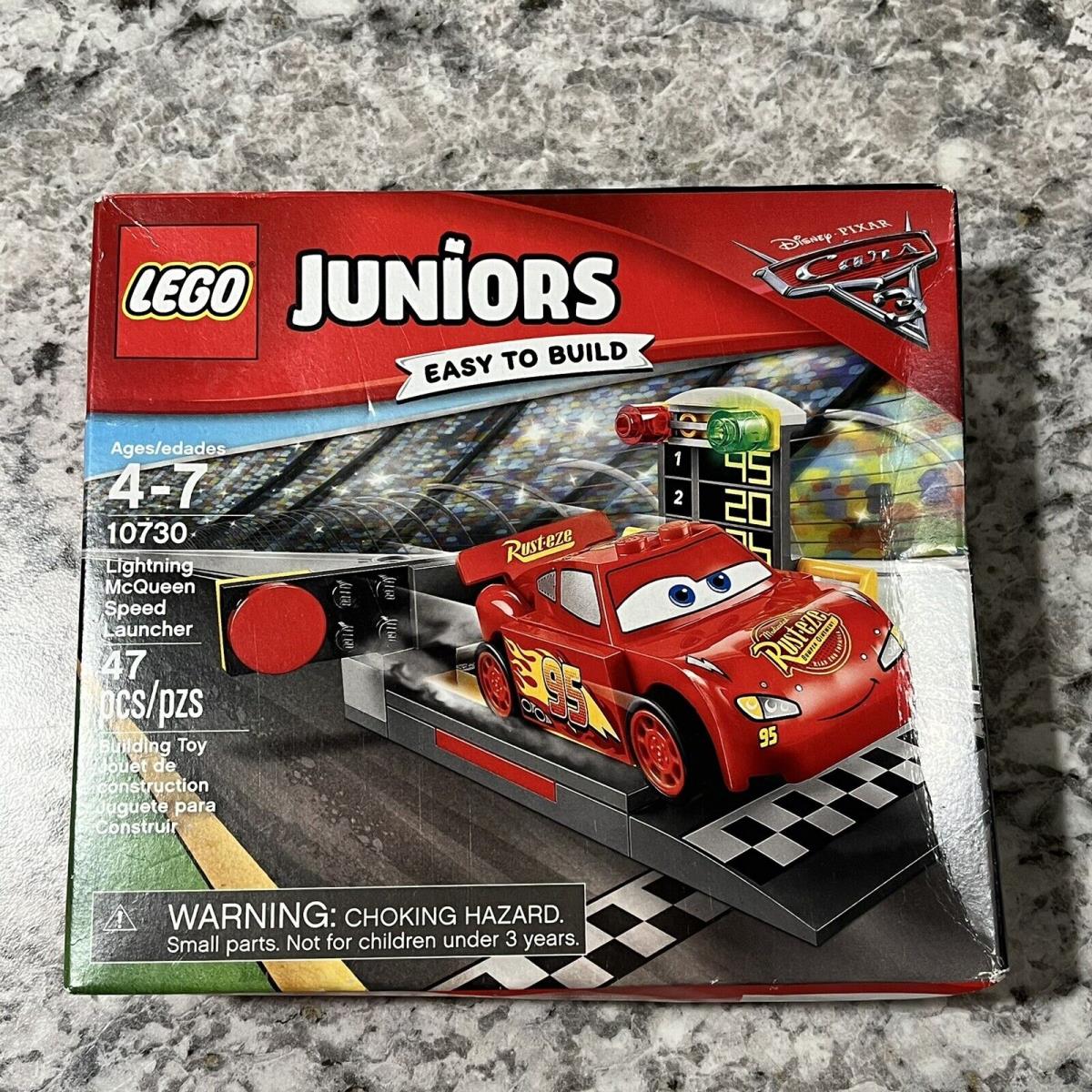 Lego Juniors Lightning Mcqueen Speed Launcher 10730 Car Toy Retired