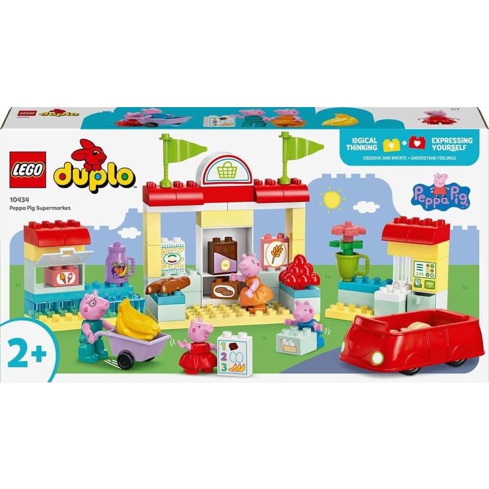 Lego Duplo Peppa Pig Supermarket 10434 Toy Building Kit 70 Pcs