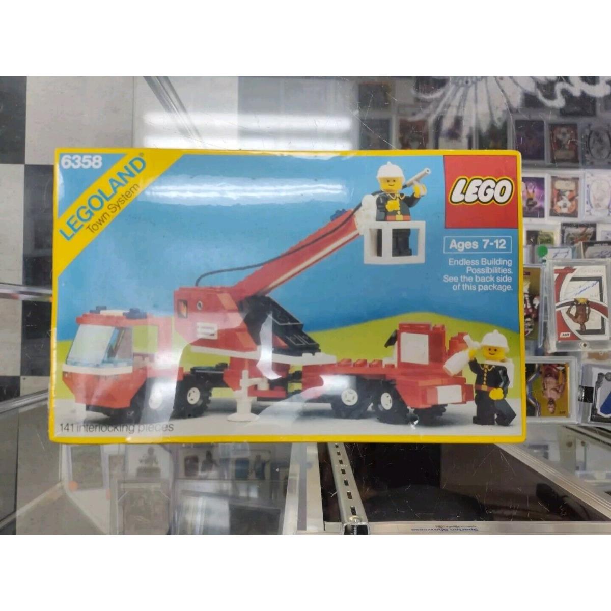 New- Lego Town 6358 Fire Snorkel Squad 1987 Retired