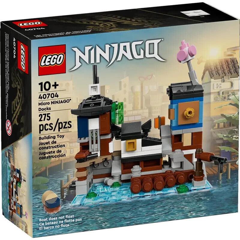 Lego Micro Ninjago Docks 40704 Ninjago Minifigure Building Set