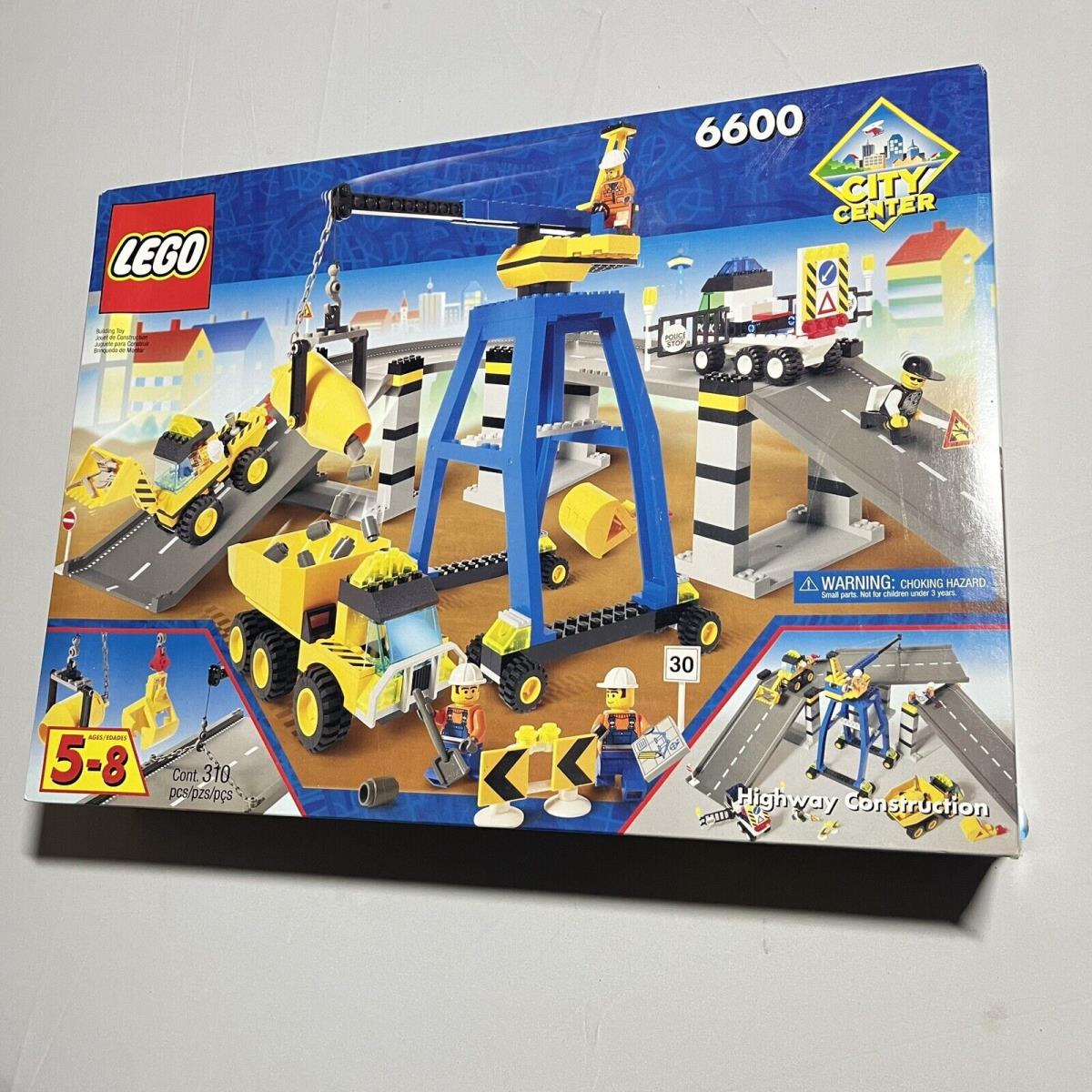 Lego City Center 6600 Highway Construction Retired