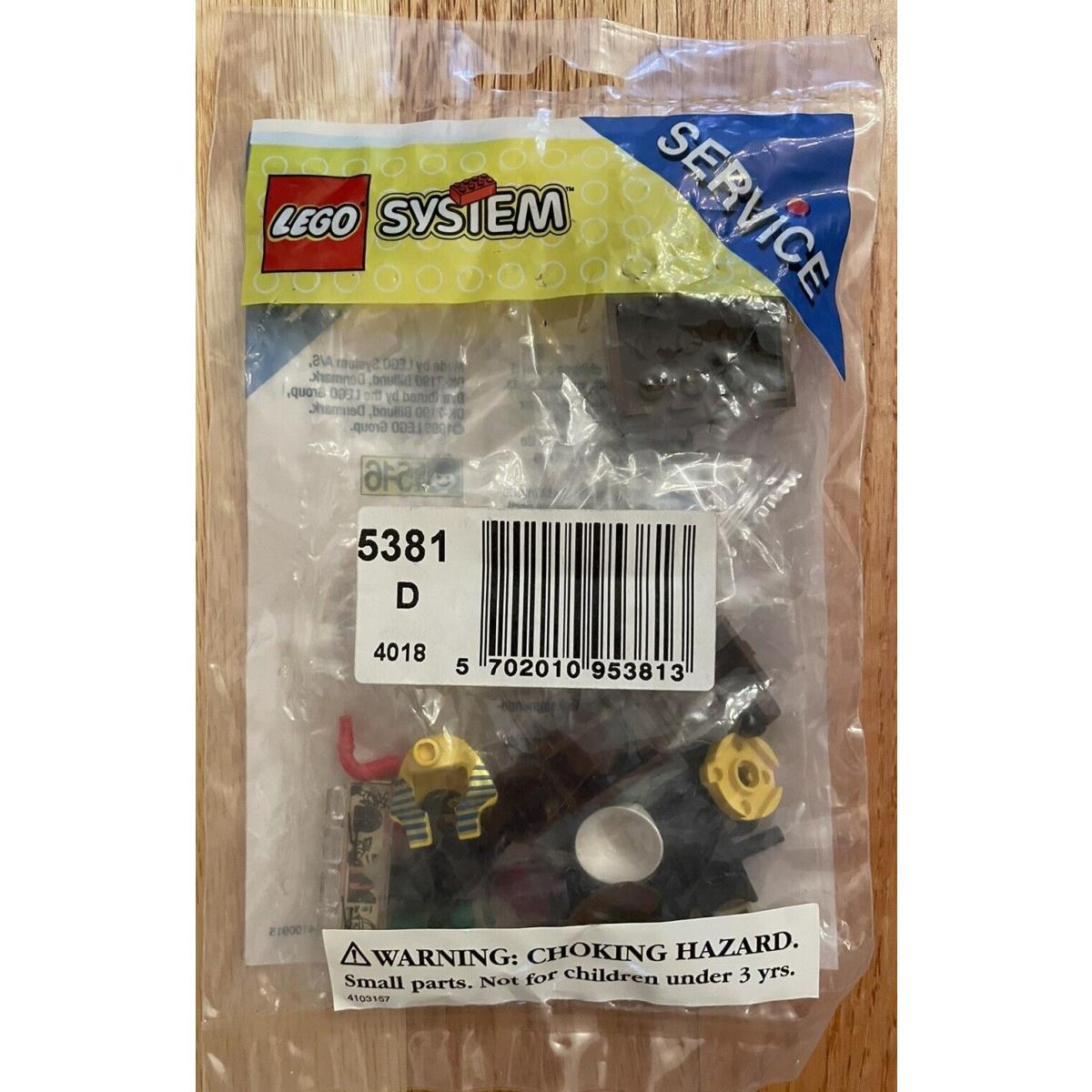 Lego 5381 Adventurers Minifig Accessories 1998 Retired Service Bag 23pc