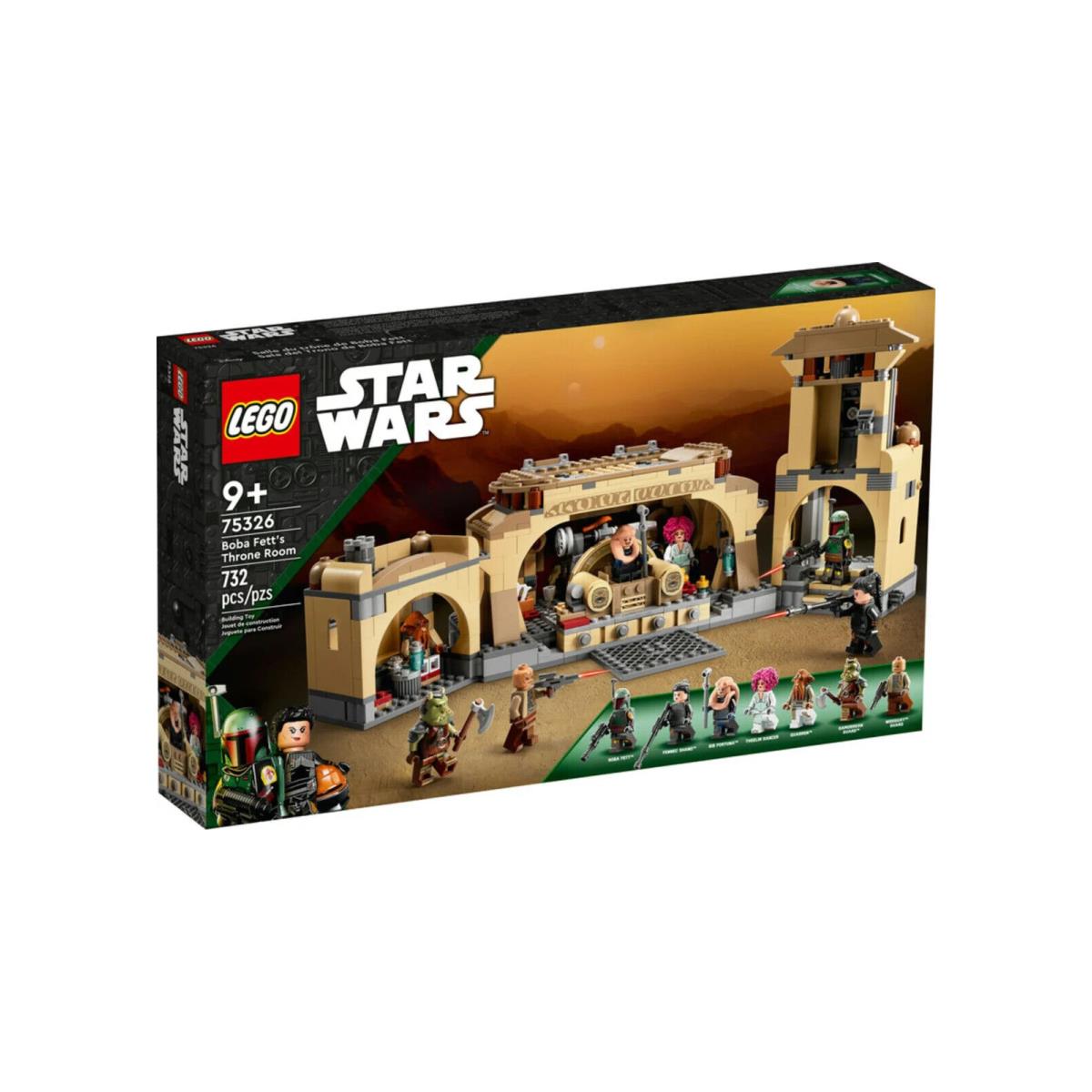 Lego 75326 Star Wars Boba Fett`s Throne Room See Description