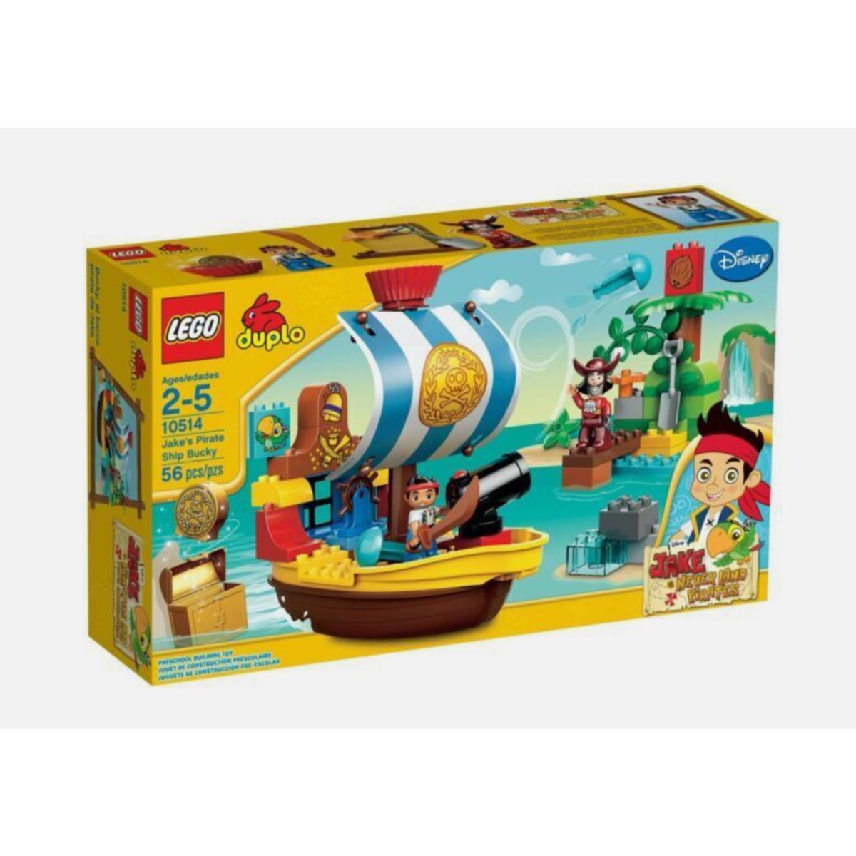 Lego Duplo Jake and The Neverland Pirates Jake`s Pirate Ship Bucky 10514