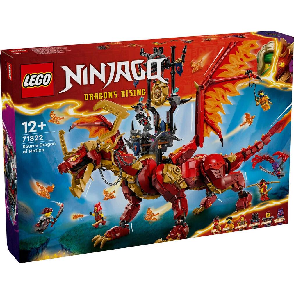 Lego Ninjago Source Dragon of Motion 71822 Building Toy Set 6 Minifigures