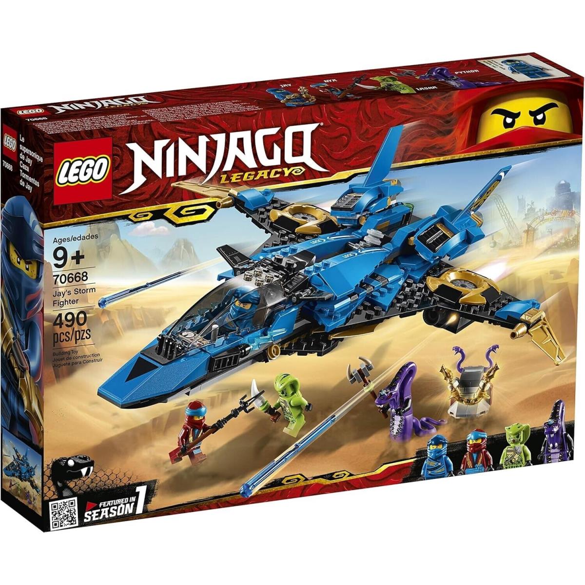 Lego Ninjago Legacy Jay`s Storm Fighter 70668 Rare Htf Retired