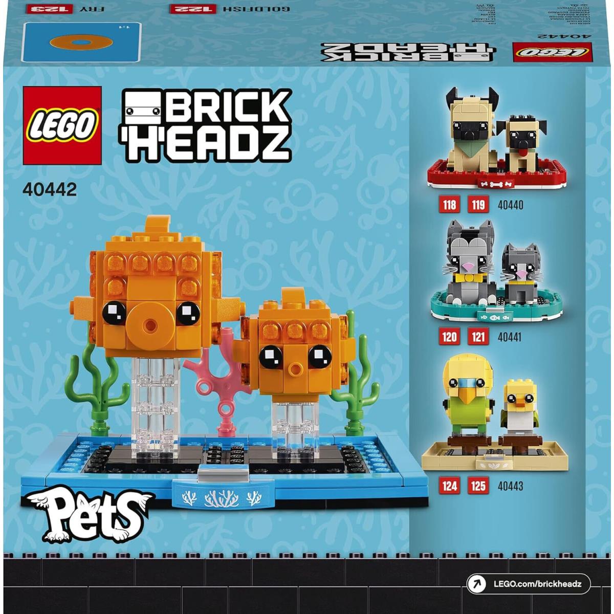 Lego Goldfish Fry 40442 Brickheadz Minifigure Building Set