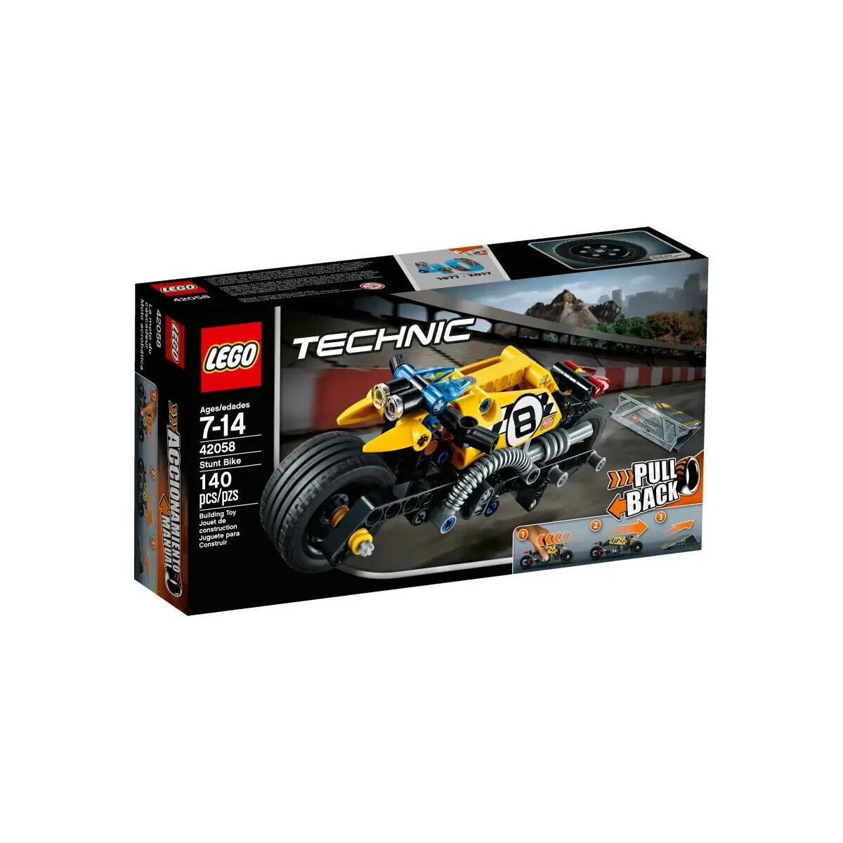 Lego Stunt Bike 42058 Technic Minifigure Building Set