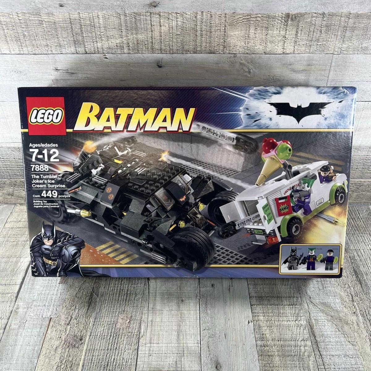 Lego 7888 Batman The Tumbler Joker`s Ice Cream Surprise 7888 Retired Vintage Rar