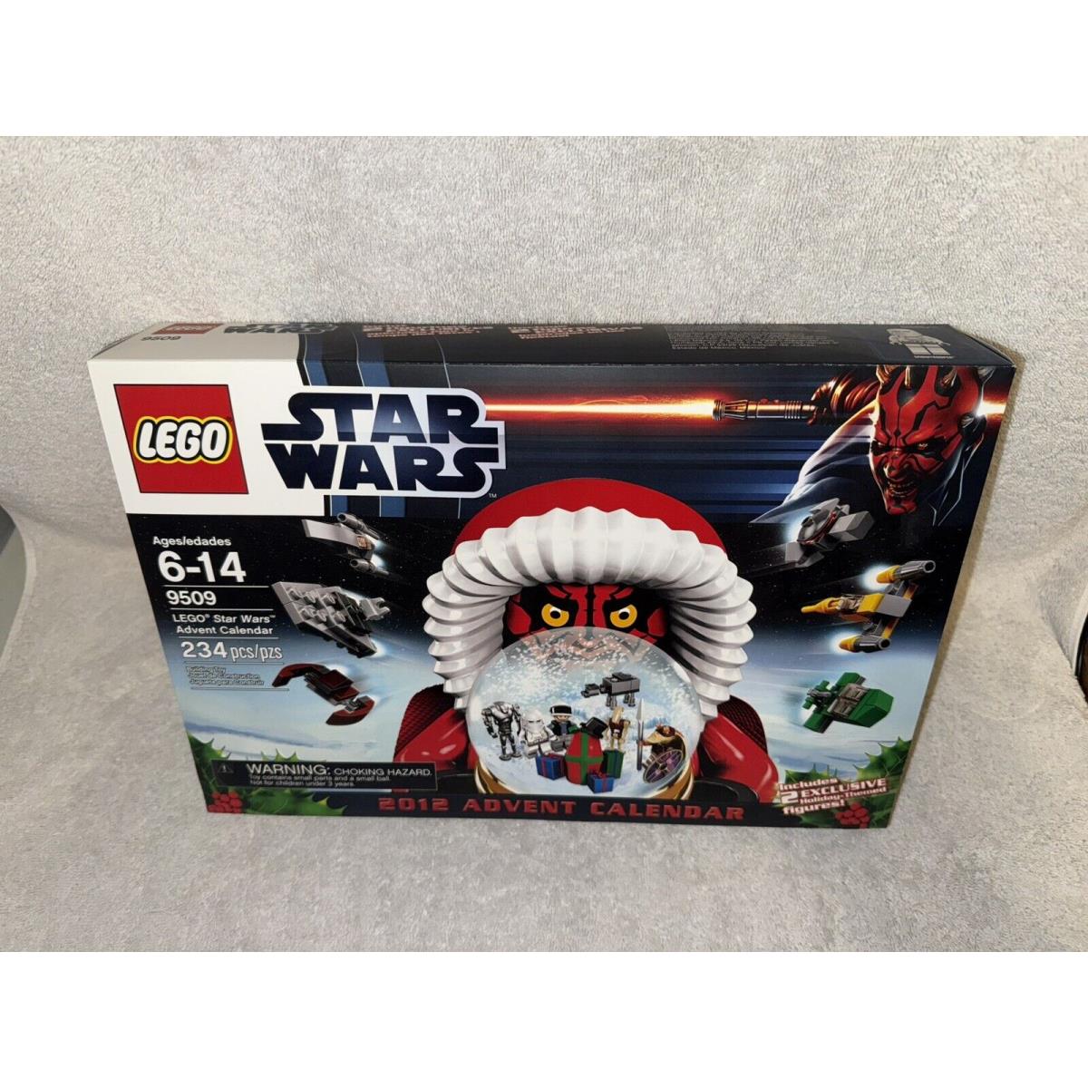 Lego 9509 Star Wars Advent Calendar 2012 Santa Darth Maul Rare