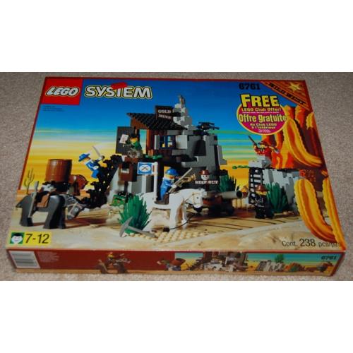 Lego Bandit`s Secret Hide-out 6761 Western Minifigure Building Set