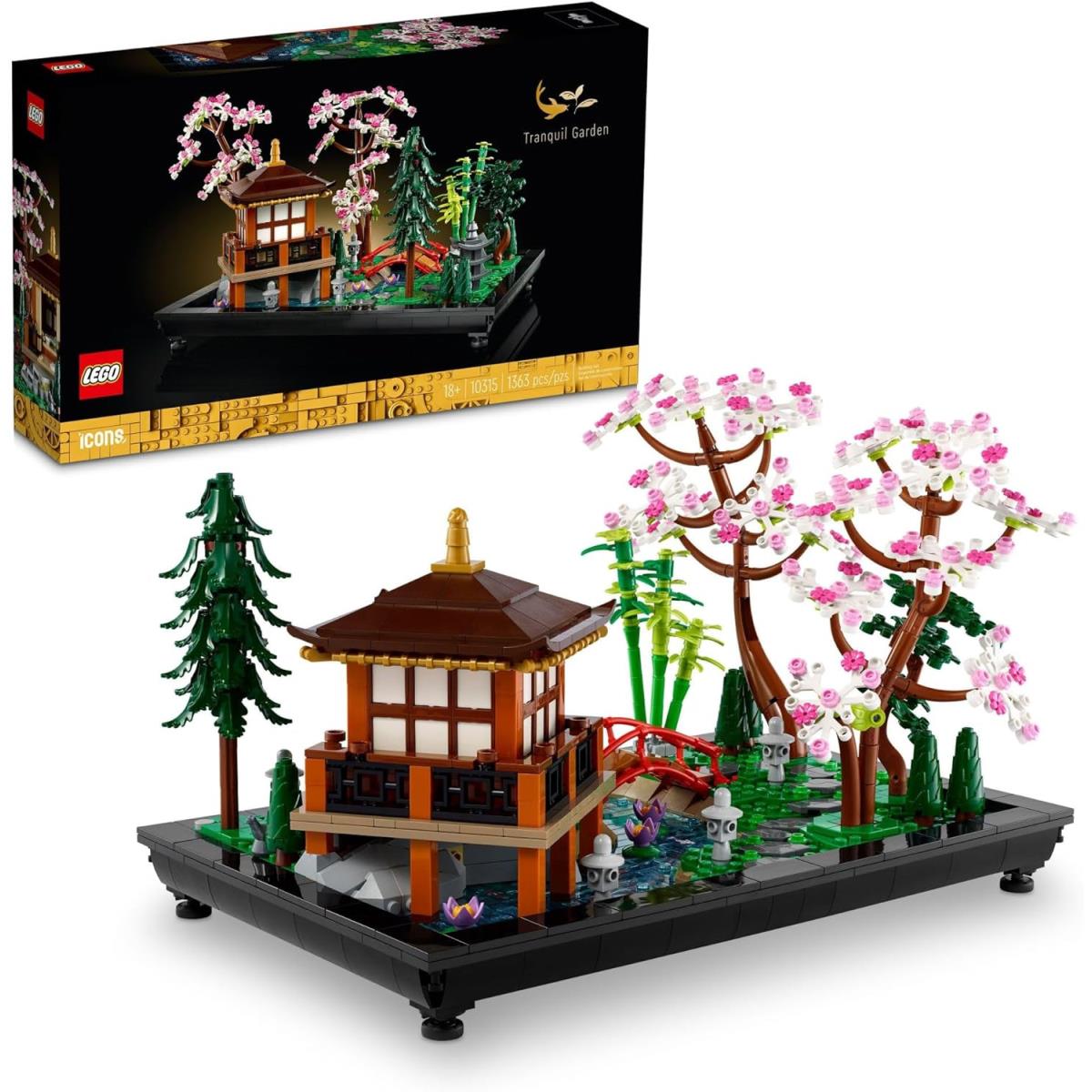 Lego Icons 10315 Tranquil Garden Creative Building Set