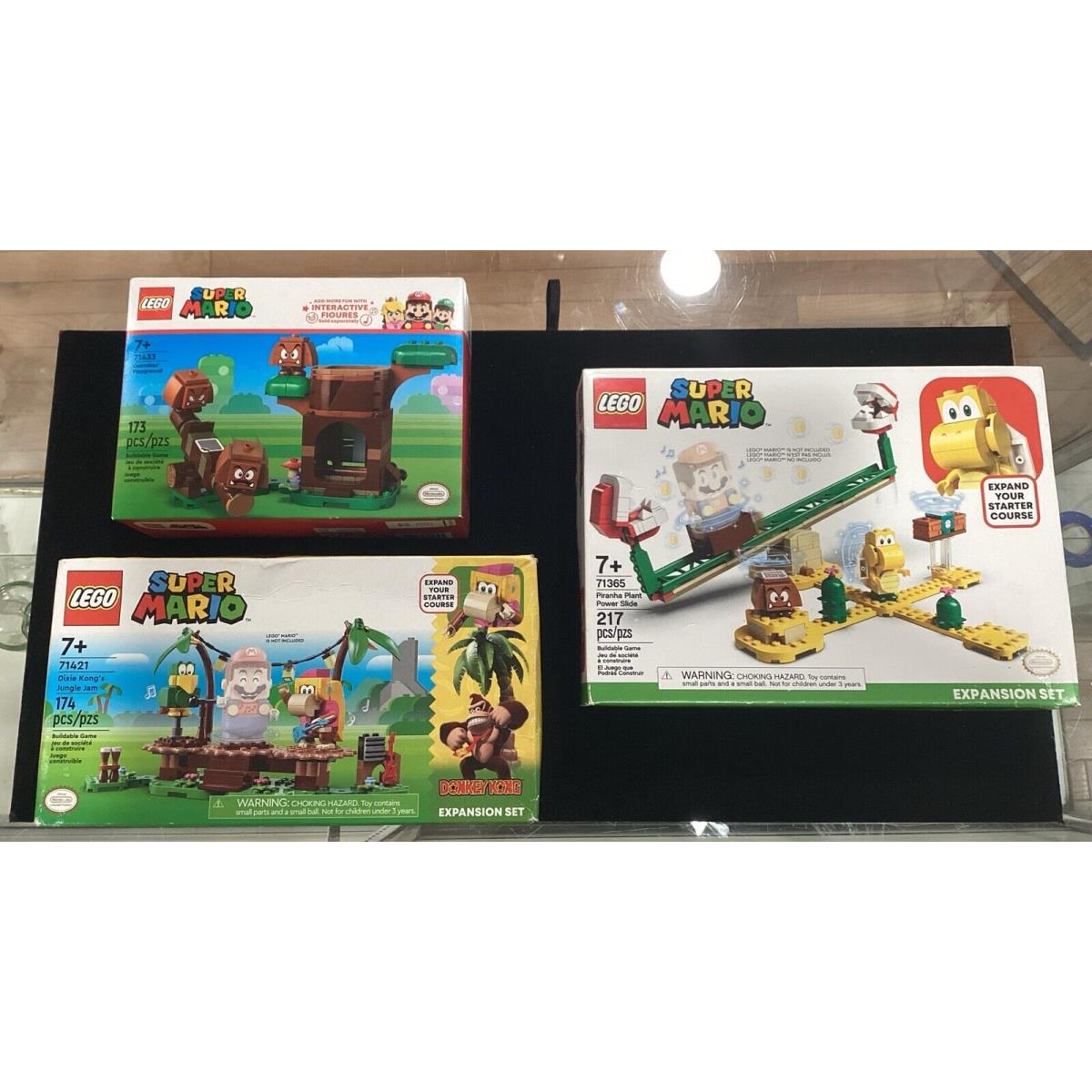 Legos Mario: 3 Complete Sets s 71365 71421 71433