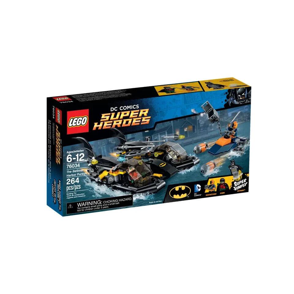 Lego The Batboat Harbour Pursuit 76034 Super Heroes Minifigure Building Set