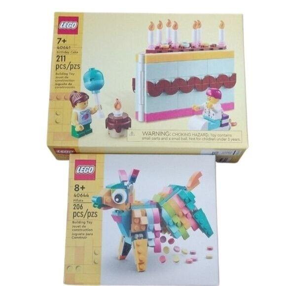 Lego 40641 Birthday Cake 40644 Pinata