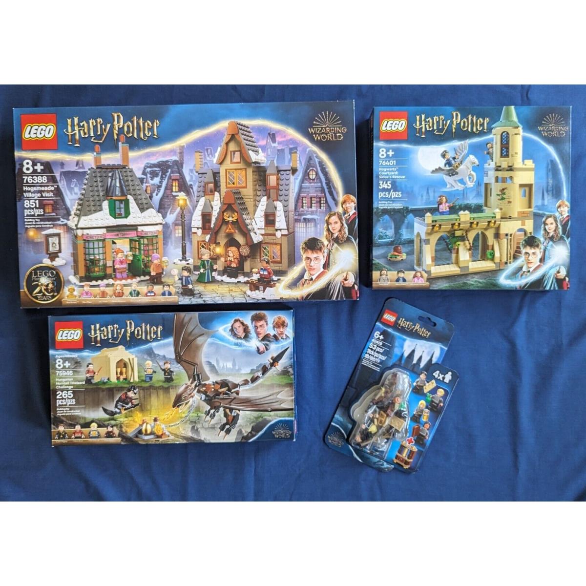 Lego Harry Potter 76388 Hogsmeade Village 76401 75946 40419 Mini Figures