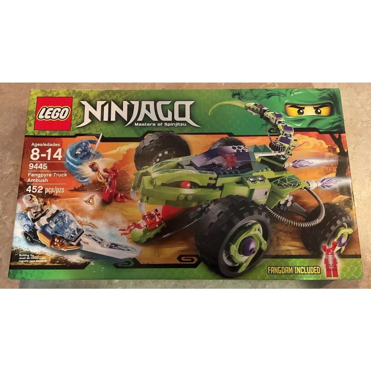 2012 Lego Ninjago: Fangpyre Truck Ambush 9445