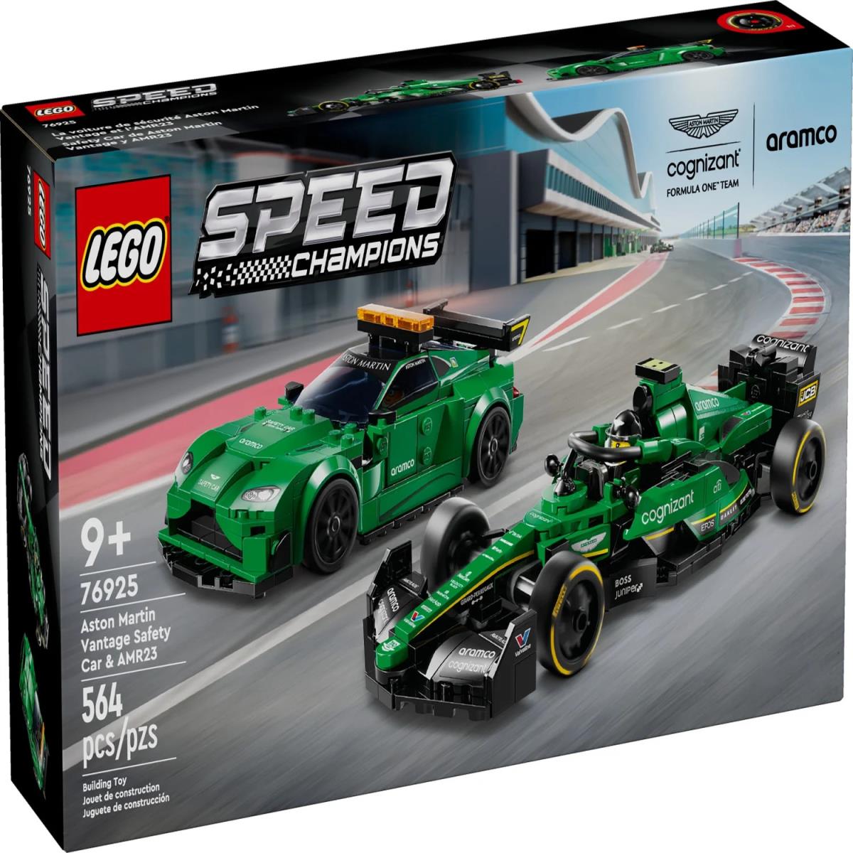 Lego Speed Champions Aston Martin Safety Car AMR23 Racing Car Toy 76925