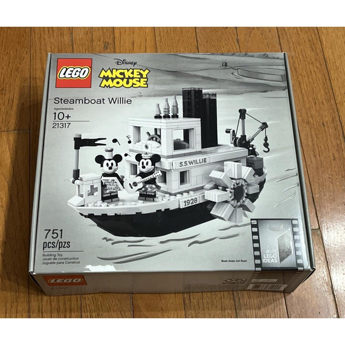 Lego Disney Mickey Mouse Steamboat Willie Set 21317 751 Pcs